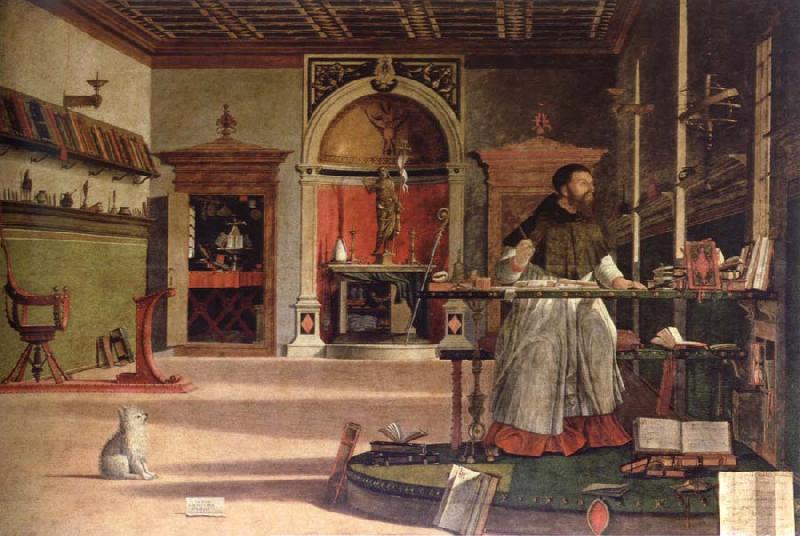 Vittore Carpaccio vision of st.augustine oil painting image